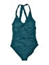 Jantzen Solid Teal One Piece Swimsuit Size 6 - photo 1
