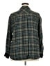 Torrid Plaid Teal Long Sleeve Button-Down Shirt Size 3X Plus (3) - photo 2