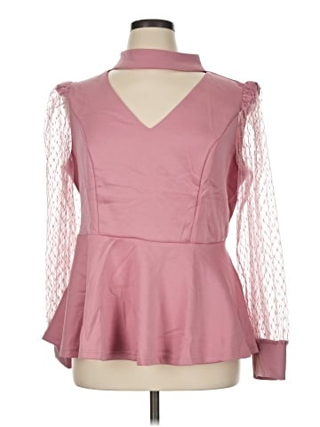 Ashley Stewart Long Sleeve Blouse (view 1)