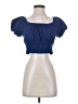 Venus 100% Cotton Blue Short Sleeve Top Size S - photo 1
