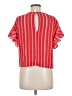Lush Red Short Sleeve Blouse Size M - photo 2