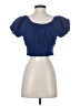 Venus 100% Cotton Blue Short Sleeve Top Size S - photo 2