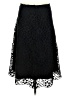 Garnet Hill 100% Polyester Black Formal Skirt Size 6 - photo 1
