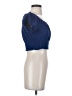 Venus 100% Cotton Blue Short Sleeve Top Size S - photo 4