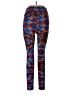 Lularoe Graphic Blue Leggings Size 1X (Tall & Curvy) - photo 2