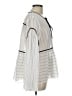 DKNY 100% Polyester Ivory 3/4 Sleeve Blouse Size L - photo 4