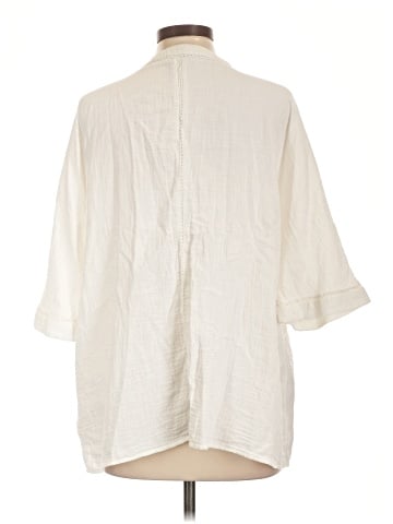 Coldwater Creek 3/4 Sleeve Blouse (view 2)