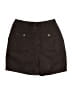 Lands' End 100% Baumwolle Solid Brown Shorts Size 4 - photo 2