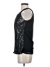 Apostrophe 100% Polyester Black Sleeveless Blouse Size S - photo 5