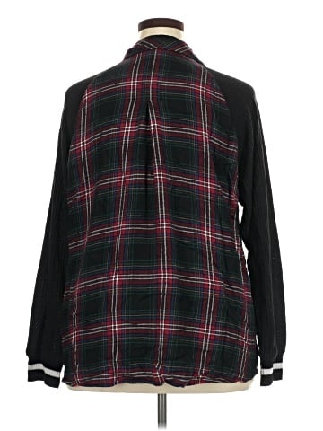 Torrid 3/4 Sleeve Button-Down Shirt (view 2)