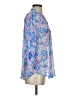 Kut from the Kloth 100% Polyester Paisley Blue 3/4 Sleeve Blouse Size S - photo 4
