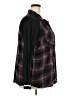 Torrid Plaid Black 3/4 Sleeve Button-Down Shirt Size 3X Plus (3) - photo 4