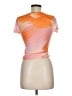 Tiger Mist Orange Short Sleeve Top Size M - photo 2