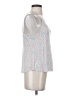 Lovestitch 100% Rayon Silver Sleeveless Top Size S - photo 4