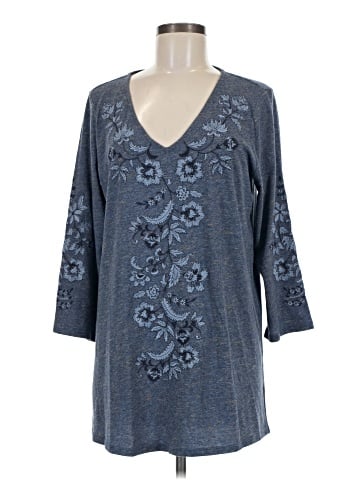 Purejill 3/4 Sleeve Blouse (view 1)