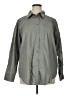 32 Degrees 100% Cotton Solid Gray Long Sleeve Button-Down Shirt Size XL - photo 1