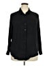Torrid Black Long Sleeve Button-Down Shirt Size 3X Plus (3) - photo 1