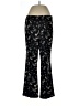 Coldwater Creek Floral Black Casual Pants Size 12 (petite) - photo 1