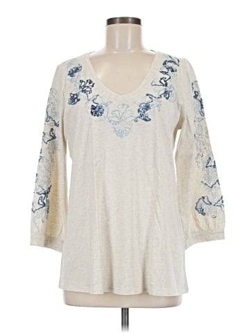 Purejill 3/4 Sleeve Top (view 1)