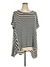 Haptics Stripes Black Sleeveless T-Shirt Size 2X - photo 1