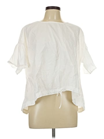 Kaari Blue Short Sleeve Blouse (view 1)