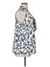 Kasper 100% Polyester Blue Sleeveless Blouse Size 1X - photo 4