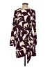 MNG 100% Polyester Print Burgundy Casual Dress Size S - photo 1