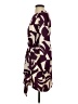 MNG 100% Polyester Print Burgundy Casual Dress Size S - photo 5
