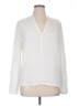 Esprit 100% Viscose Polka Dots White Long Sleeve Blouse Size 14 - photo 1