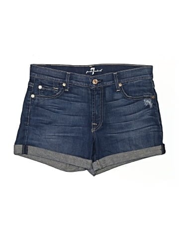 7 For All Mankind Denim Shorts (view 1)