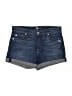 7 For All Mankind Blue Denim Shorts Size 27 waist - photo 1
