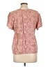 Caslon 100% Rayon Pink Short Sleeve Blouse Size L - photo 2