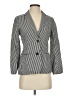 Theory 100% Cotton Stripes Gray Blazer Size 4 - photo 1
