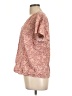 Caslon 100% Rayon Pink Short Sleeve Blouse Size L - photo 5