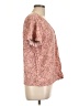 Caslon 100% Rayon Pink Short Sleeve Blouse Size L - photo 4