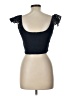 H&M 100% Cotton Black Short Sleeve Top Size L - photo 2
