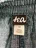 Tea Chevron-herringbone Gray Shorts Size 12 - photo 3