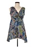 Strazzi Paisley Blue Cocktail Dress Size M - photo 1
