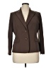 Kasper 100% Polyester Brown Blazer Size 14 Petite - photo 1