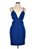 Bebe Blue Cocktail Dress Size L - photo 1