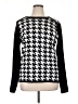 Carolyn Taylor Houndstooth Black Pullover Sweater Size XL - photo 1