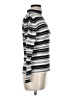 Relativity 100% Cotton Stripes Silver Turtleneck Sweater Size M - photo 4