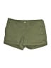 Nine West Solid Green Khaki Shorts Size 4 - photo 1