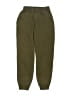 Uniqlo 100% Polyester Solid Green Casual Pants Size 9 - photo 1