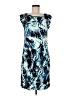 Apt. 9 Graphic Blue Casual Dress Size M - photo 1