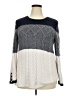 Talbots Color Block Gray Pullover Sweater Size XXL (estimated) - photo 1