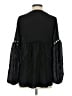 Parker 100% Polyester Black Long Sleeve Blouse Size S - photo 2