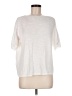 Ann Taylor LOFT Ivory Short Sleeve Top Size M - photo 1