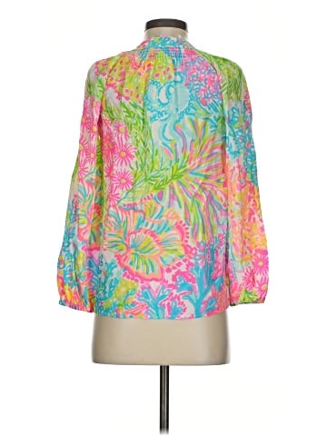Lilly Pulitzer 3/4 Sleeve Silk Top (view 2)
