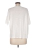 Ann Taylor LOFT Ivory Short Sleeve Top Size M - photo 2